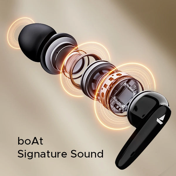 boAt Airdopes 161 Pro Wireless Earbuds - Black - Black