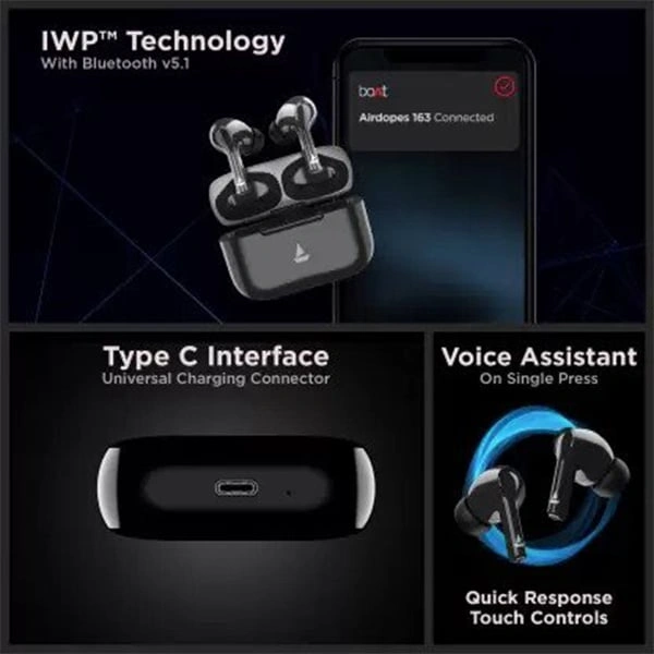 boAt Airdopes 163 Bluetooth Headset