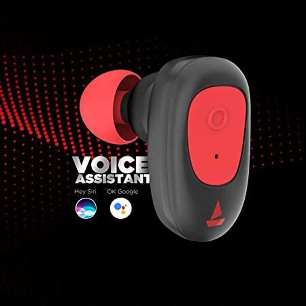 boAt Airdopes 201 Bluetooth Truly Wireless Earbuds - Red - Red