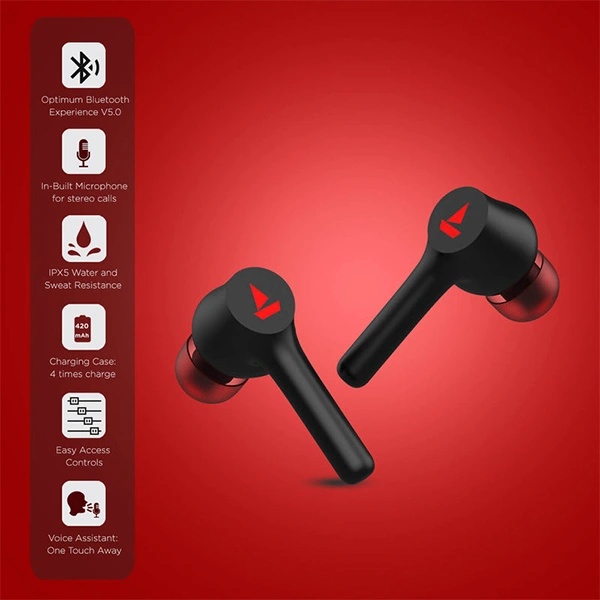 boAt Airdopes 281 Bluetooth Truly Wireless Earbuds - Blue - Blue
