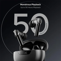boAt Airdopes 300 Wireless Earbuds - Purple - Purple