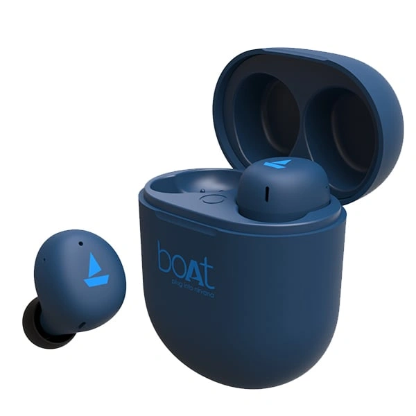 boAt Airdopes 381 Bluetooth Earbuds - Blue - Blue