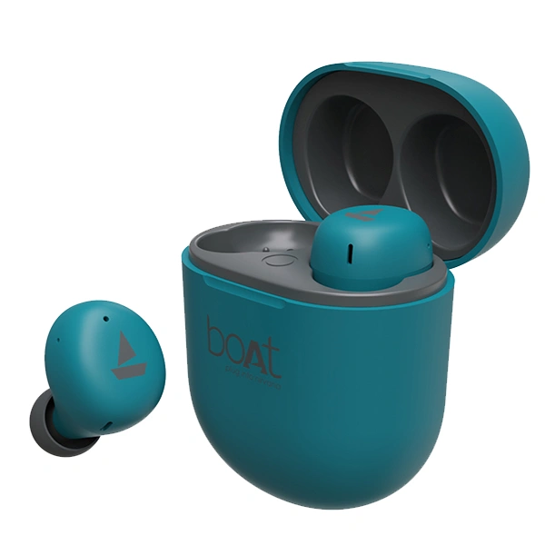 boAt Airdopes 381 Bluetooth Earbuds - Teal Blue - Teal Blue