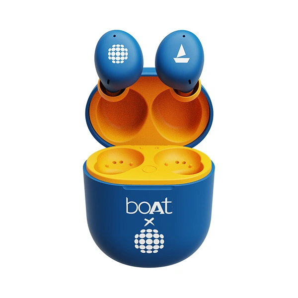 boAt Airdopes 383 Sunburn Edition True Wireless Earbuds - Jazzy Blue - Jazzy Blue