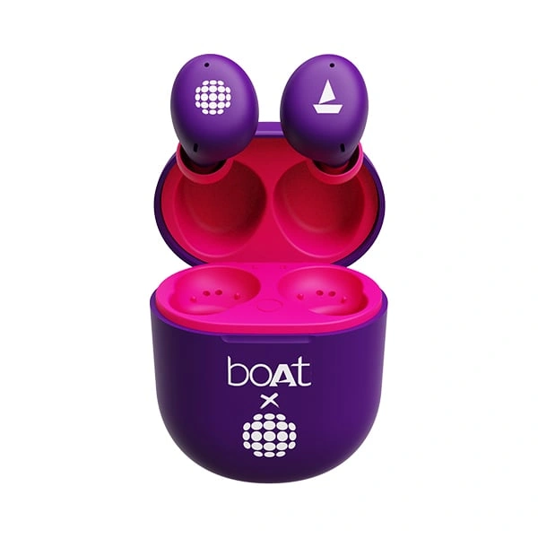 boAt Airdopes 383 Sunburn Edition True Wireless Earbuds - Techno Purple - Techno Purple