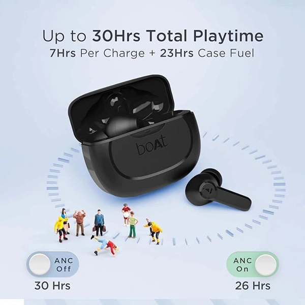 boAt Airdopes 393 ANC True Wireless Earbuds - White - White