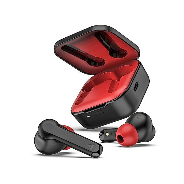 boAt Airdopes 458 TWS Wireless Earbuds - Raging Red - Raging Red