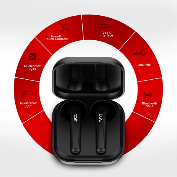 boAt Airdopes 481V2 Bluetooth Truly Wireless Earbuds - Rose Gold - Rose Gold