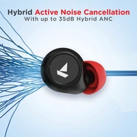 boAt Airdopes 500 ANC Wireless Earbuds - Blue - Blue