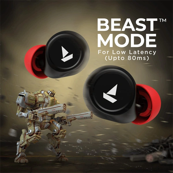 boAt Airdopes 500 ANC Wireless Earbuds - Blue - Blue