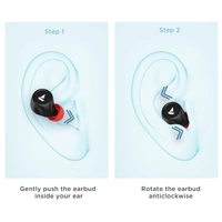 boAt Airdopes 500 ANC Wireless Earbuds - Blue - Blue
