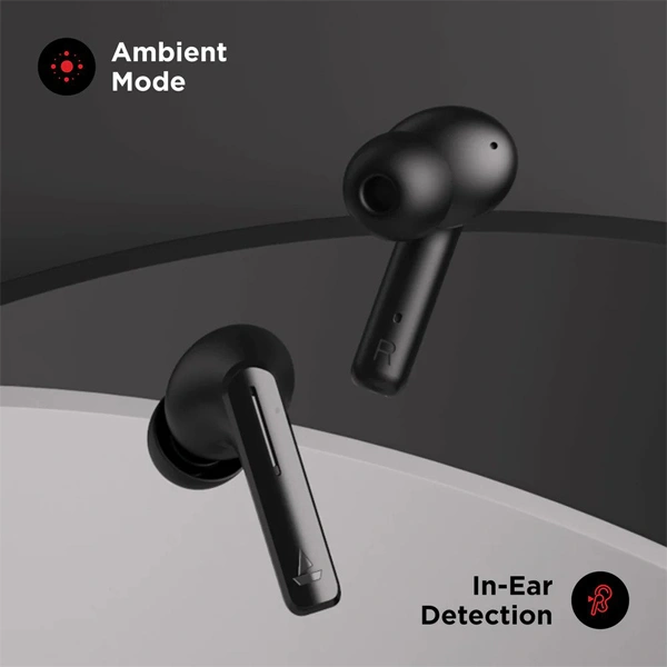 boAt Airdopes 601 ANC Bluetooth Earbuds - White - White