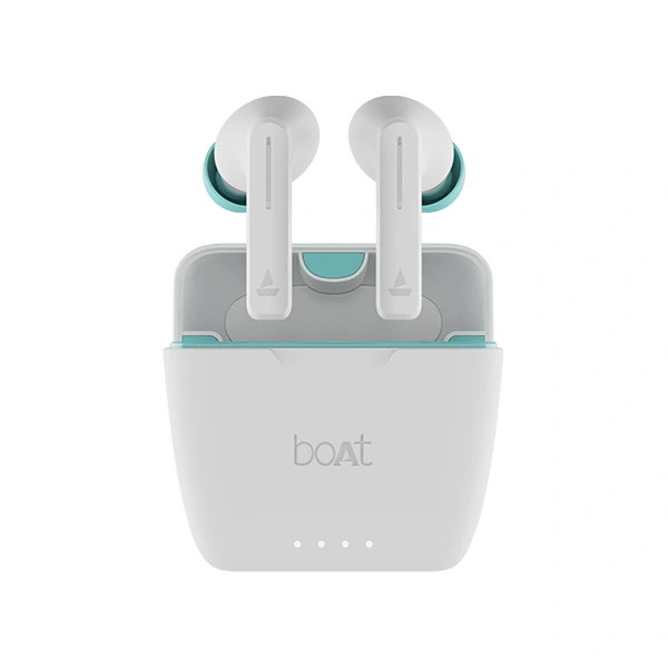 boAt Airdopes 601 ANC Bluetooth Earbuds - White - White