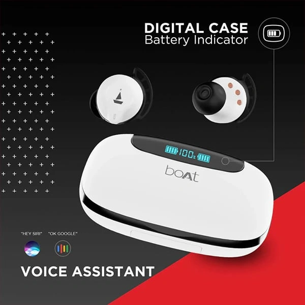 boAt Airdopes 621 True Wireless Earbuds - White Frost - White Frost