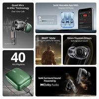 boAt Airdopes 800 TWS in Ear Earbuds - Interstellar Black - Interstellar Black