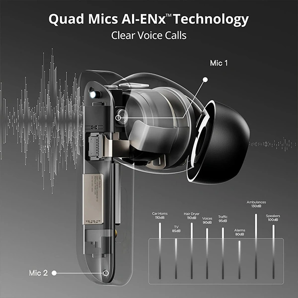boAt Airdopes 800 TWS in Ear Earbuds - Interstellar Black - Interstellar Black