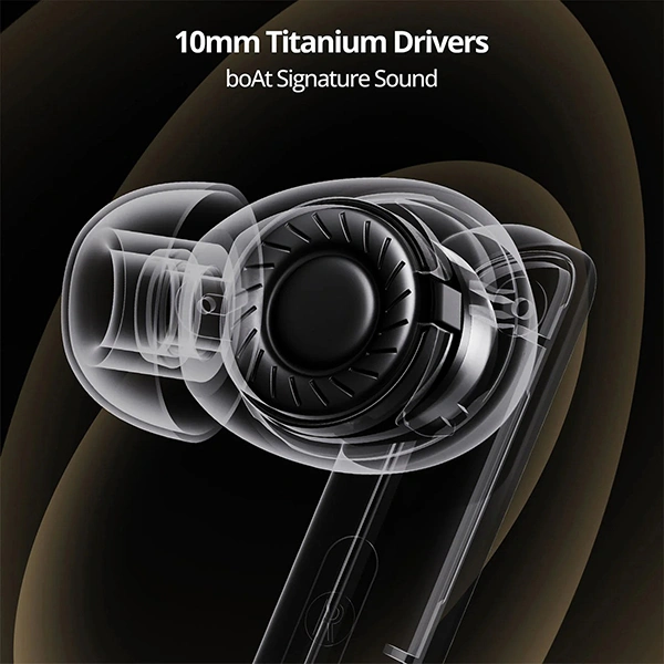 boAt Airdopes 800 TWS in Ear Earbuds - Interstellar Black - Interstellar Black