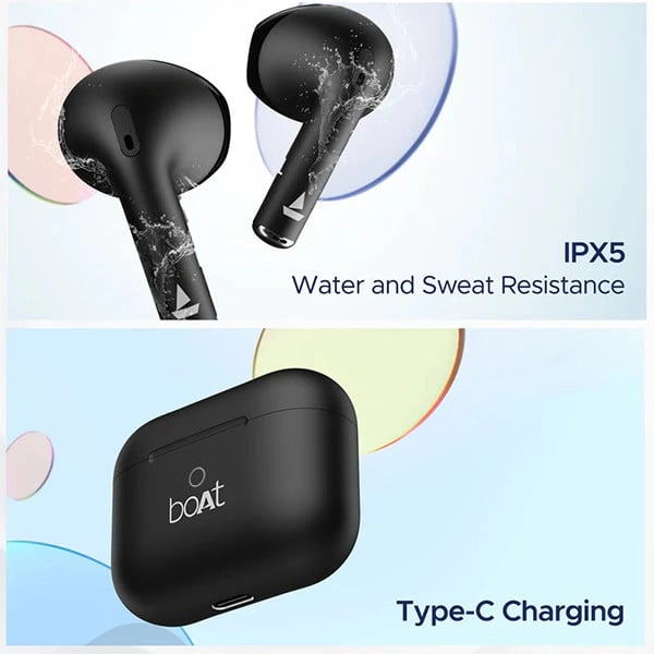 boAt Boat Airdopes Alpha TWS Wireless Earbuds - Peach Dusk - Peach Dusk