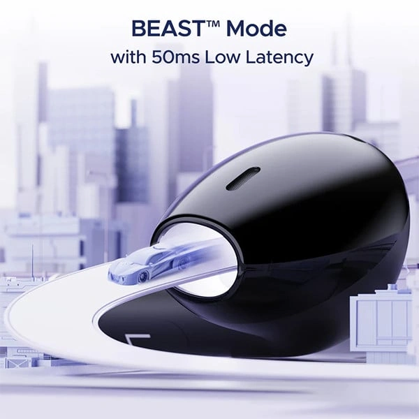 boAt Boat Airdopes Alpha TWS Wireless Earbuds - Peach Dusk - Peach Dusk