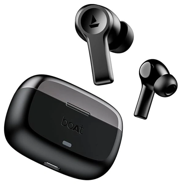 boAt Airdopes Flex 454 ANC TWS Earbuds - White - White