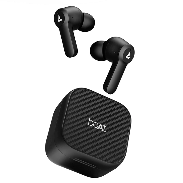 boAt Airdopes Fuel In Ear TWS Earbuds - Black - Black