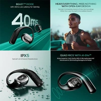 boAt Airdopes Progear Wireless Earbuds - Black - Black
