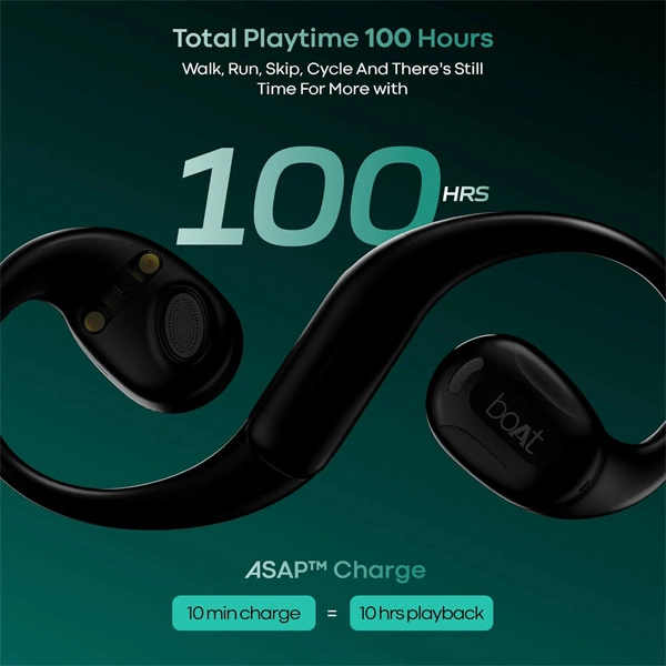 boAt Airdopes Progear Wireless Earbuds - Black - Black