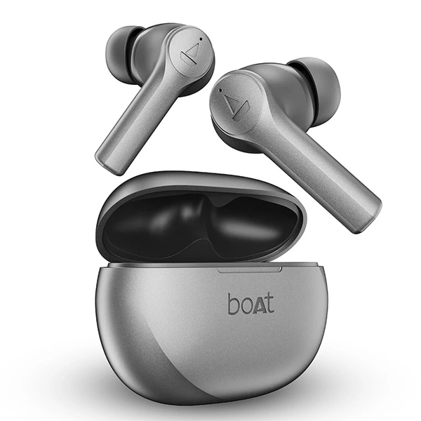 boAt Airdopes Supreme True Wireless Earbuds - Metallic Grey - Metallic Grey