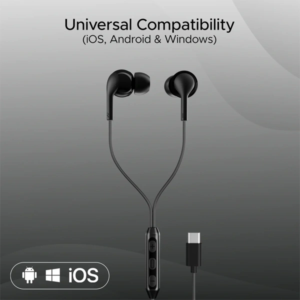 boAt Bassheads 100 C Wired Earphone with Type-C