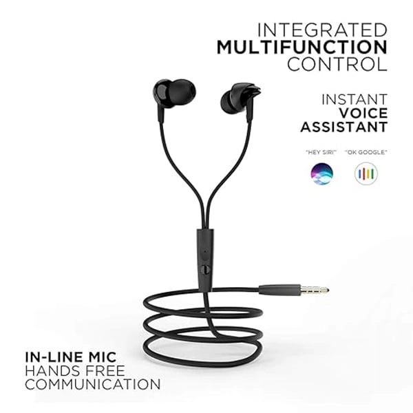 boAt Boat BassHeads 100 Earphones With Mic