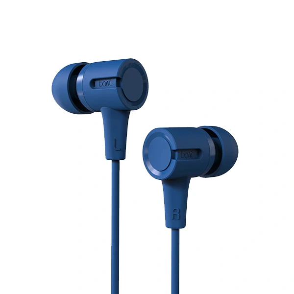 boAt Bassheads 102 Wired in Ear Earphones - Blue - Blue