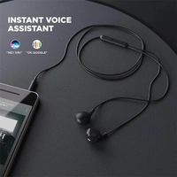 boAt Bassheads 104 in Ear Wired Earphones - Black - Black