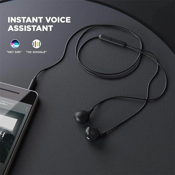 boAt Bassheads 104 in Ear Wired Earphones - Black - Black