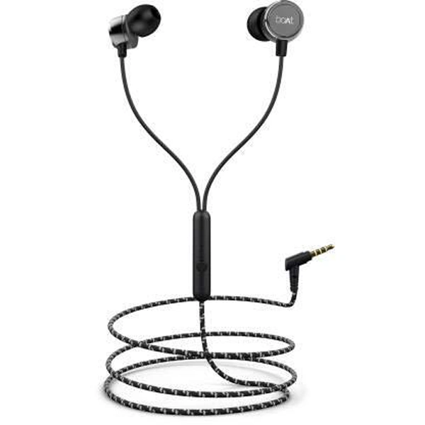 boAt BassHeads 172 Wired in Ear Earphone with Mic - Blue - Blue