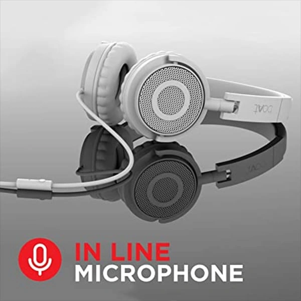 boAt BassHeads 900 On-Ear Wired Headphones - Black - Black