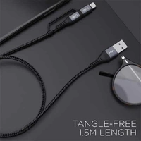 boAt Deuce USB 300 2 in 1 Type-C &amp; Micro USB Cable