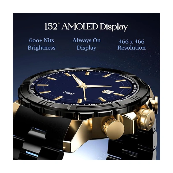 boAt Enigma X700 with 1.52 AMOLED Display Smartwatch - Blue - Blue