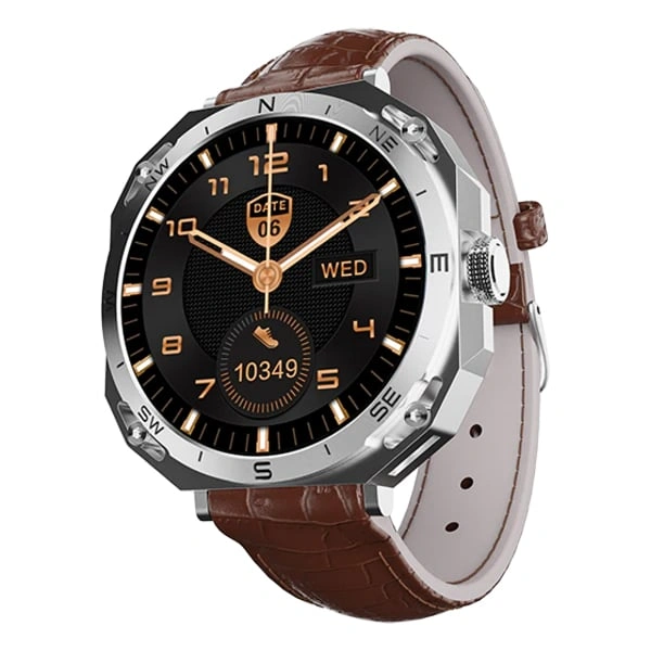 boAt Enigma Z20 Luxury Smartwatch - Brown leather - Brown leather