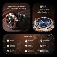 boAt Enigma Z20 Luxury Smartwatch - Metal Black - Metal Black