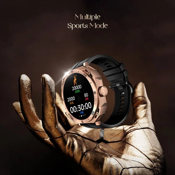 boAt Enigma Z20 Luxury Smartwatch - Metal Black - Metal Black