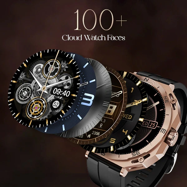 boAt Enigma Z20 Luxury Smartwatch - Metal Black - Metal Black