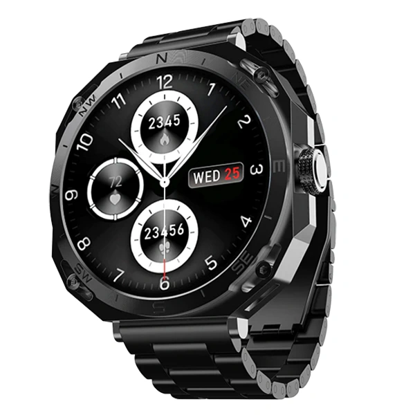 boAt Enigma Z20 Luxury Smartwatch - Metal Black - Metal Black