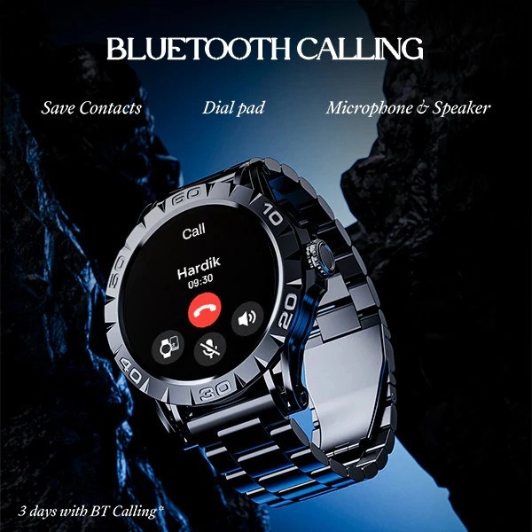 boAt Enigma Z30 1.39" (3.5 cm) HD Display Smartwatch - Zet Black - Zet Black