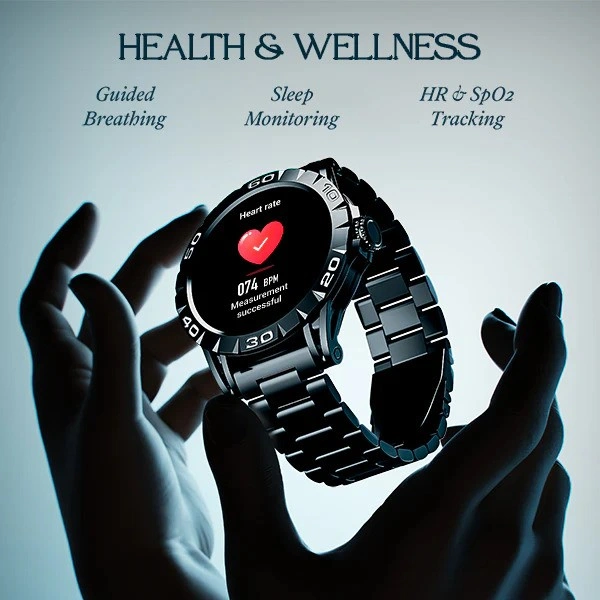 boAt Enigma Z30 1.39" (3.5 cm) HD Display Smartwatch - Zet Black - Zet Black