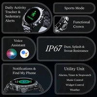 boAt Enigma Z30 1.39" (3.5 cm) HD Display Smartwatch - Zet Black - Zet Black