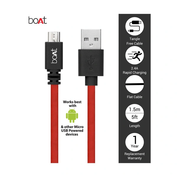boAt Flat 240 Micro USB Cable