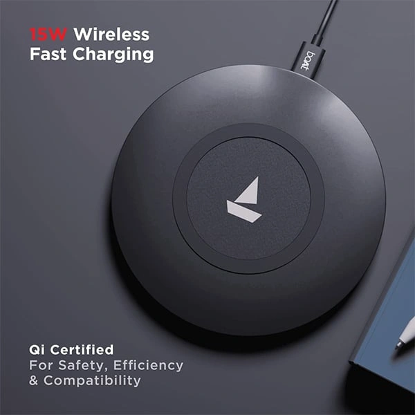 boAt Floatpad 300 Qi Certified USB Charger