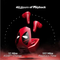 boAt Immortal 121 Deadpool Edition TWS Gaming Earbuds