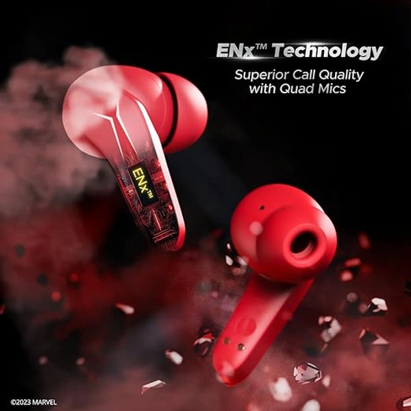 boAt Immortal 121 Deadpool Edition TWS Gaming Earbuds