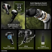 boAt Immortal 121 Hulk Edition TWS Gaming Earbuds
